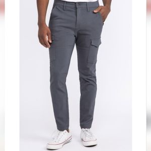 NWT men's size 33 Projek Raw charcoal grey stretch cargo pants